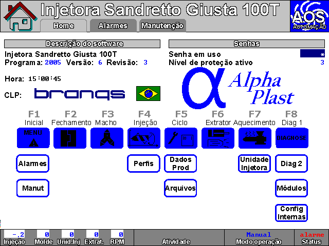 200506 - Injetora Sandretto Giusta 100T - Alpha Plast