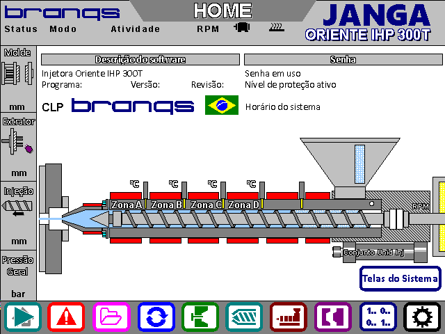 202804 - Injetora Oriente IHP1400 H420 300T | JANGA | IHM BC06