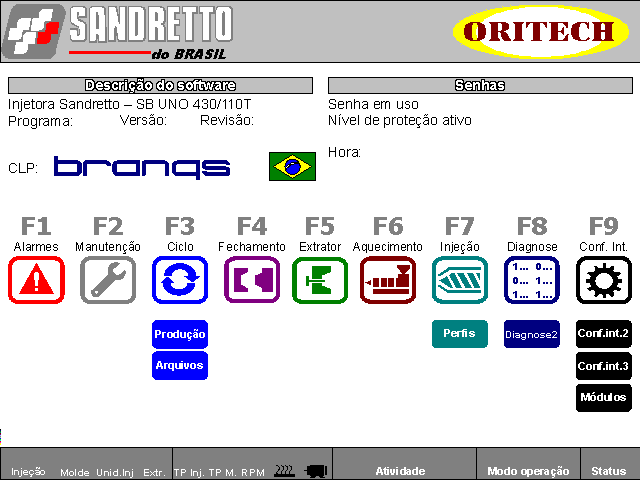 204602 - Injetora Sandretto SB Uno 430/110T