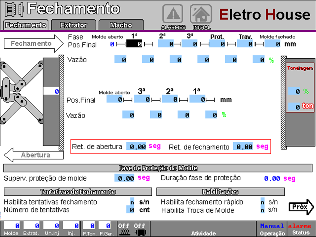 206202 - Injetora Arburg 50T