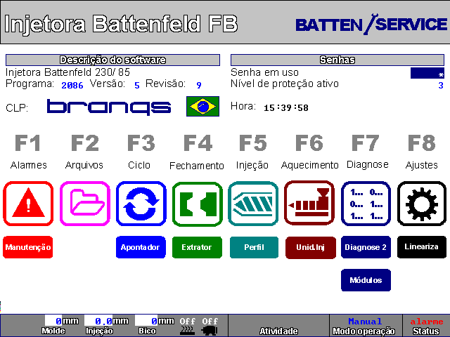 208605 - Injetora Battenfeld FB 230/85T