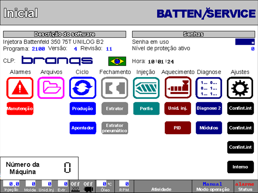 210004 - Injetora Battenfeld 350 75T UNILOG B2