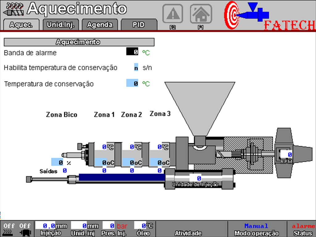 210105 - Bi Injetora - Controle de um dos canhões