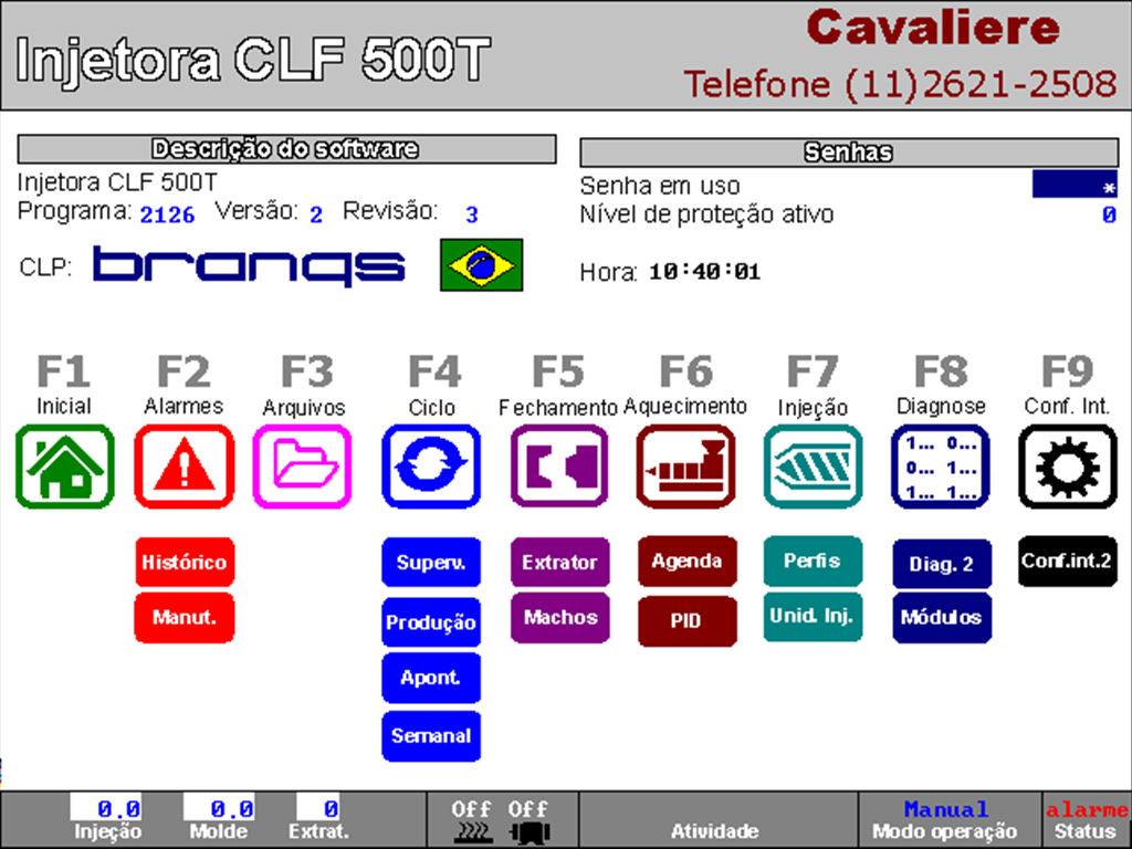 212603 - Injetora CLF 500T