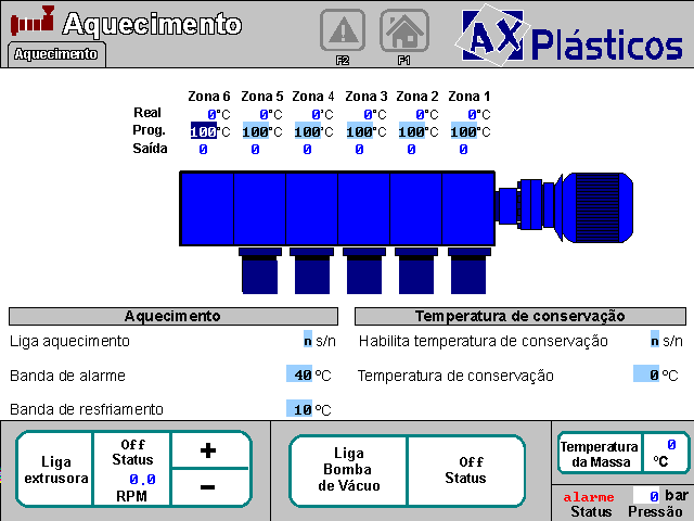 520009 - Extrusora AX Plásticos 60mm
