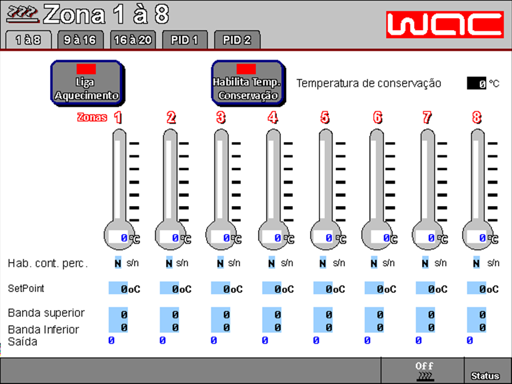 601605 - Sistema de Câmara Quente 20 zonas