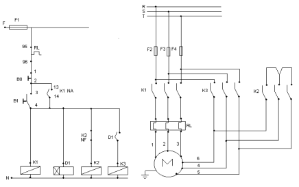 Diagrama de Lógica de Relês